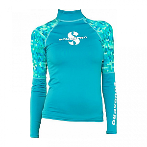 Damska koszulka z lycry Scubapro RASHGUARD CARIBBEAN UPF50, długi rękaw