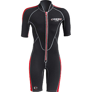 Krótkie neoprenowe spodenki Cressi LIDO MAN 2 mm czerwono/czarne - 3XL