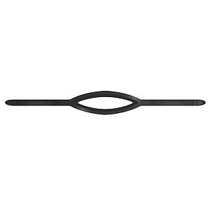 Uniwersalny silikonowy pasek do maski 16 mm - czarny