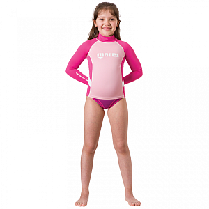 Dziewczęca koszulka z lycry Mares RASHGUARD JUNIOR, długi rękaw