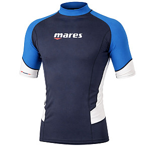 Męska koszulka z lycry Mares RASHGUARD, krótkie rękawy
