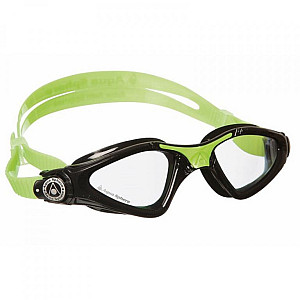 Dziecięce okulary pływackie Aqua Sphere KAYENNE JUNIOR przezroczyste soczewki - zielony/czarny