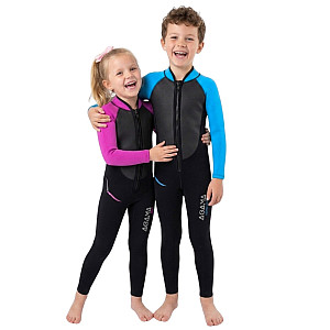 Dziecięcy kombinezon neoprenowy Agama NEMO Superstretch 3 mm - z sesji zdjęciowej - 14/16 lat różowy