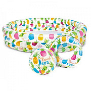 Basen dmuchany Intex 59469 ZESTAW ANANAS 132 x 28 cm - wyprzedaż