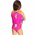 Dziecięca kamizelka pływacka Zoggs SEA UNICORN SWIMSURE JACKET PINK - 2/3 lata (15/18 kg)