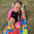 Poncho RĘCZNIK Z PŁASZCZEM ZOGGS SQUARE do 140 cm