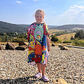 Poncho RĘCZNIK Z PŁASZCZEM ZOGGS SQUARE do 140 cm