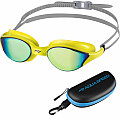 Okulary pływackie Aqua Speed ​​Vortex Mirror z etui żółte