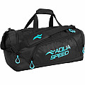 Torba podróżna Aqua Speed SPORT DUFFLE BAG L 43L - czarny/turkusowy