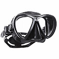 Scubapro SYNERGY TWIN TRUFIT czarna maska silikonowa - czarne/srebro