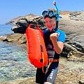 Boja pływacka i sucha torba Agama SWIM PRO 28 L