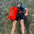 Boja pływacka i sucha torba Agama SWIM PRO 28 L